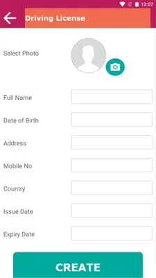 Fake ID Maker android App screenshot 2